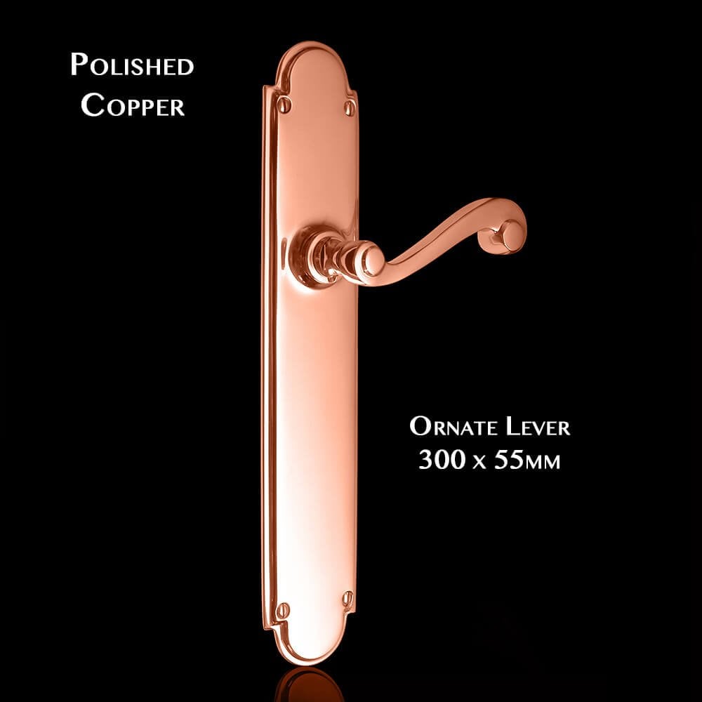 Constable Grand Lever on Latch Backplate