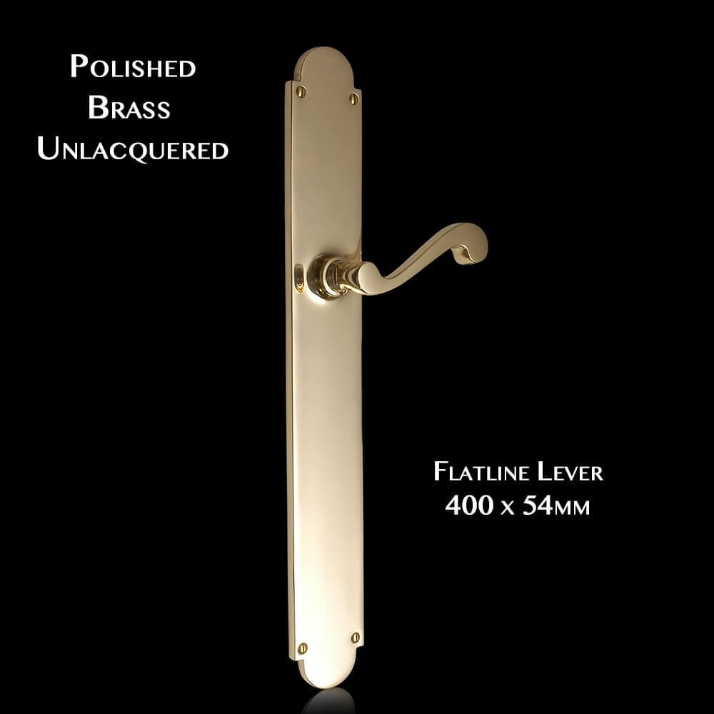 Constable Grand Lever on Latch Backplate