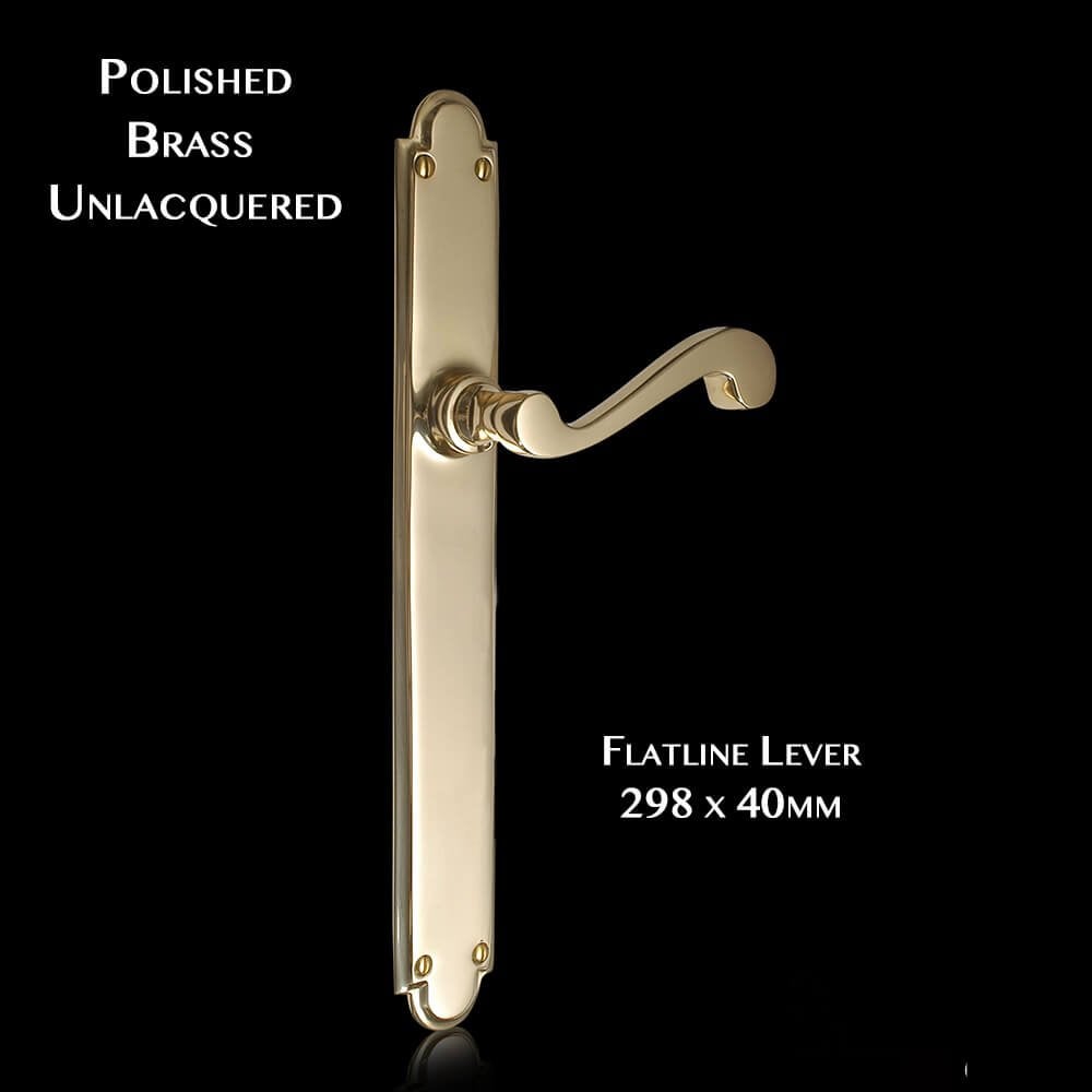 Constable Grand Lever on Latch Backplate