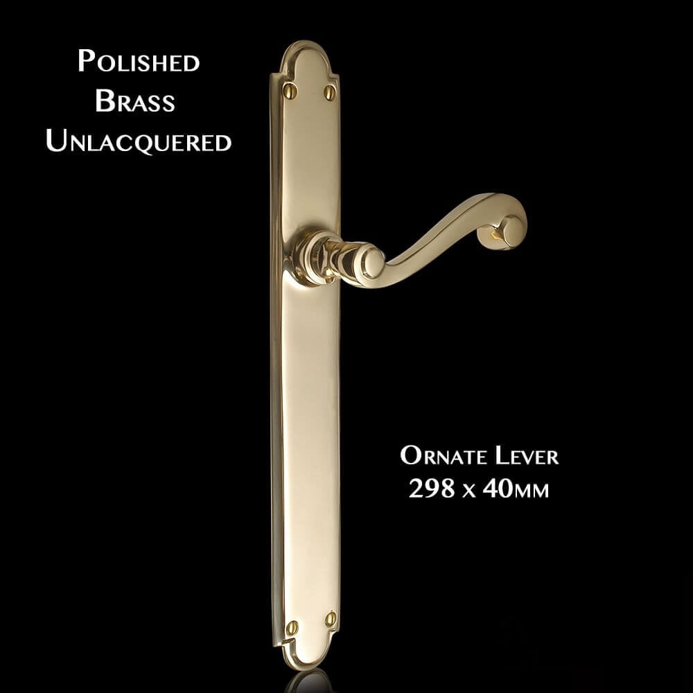 Constable Grand Lever on Latch Backplate