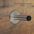 Hampton Reeded Wall Mounted Door Stop