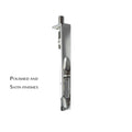 Chrome Flush Bolt