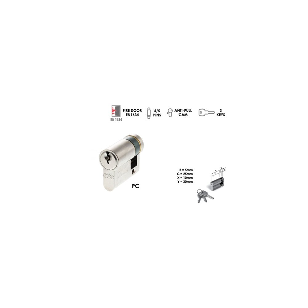 British Standard Euro Profile Single Cylinder
