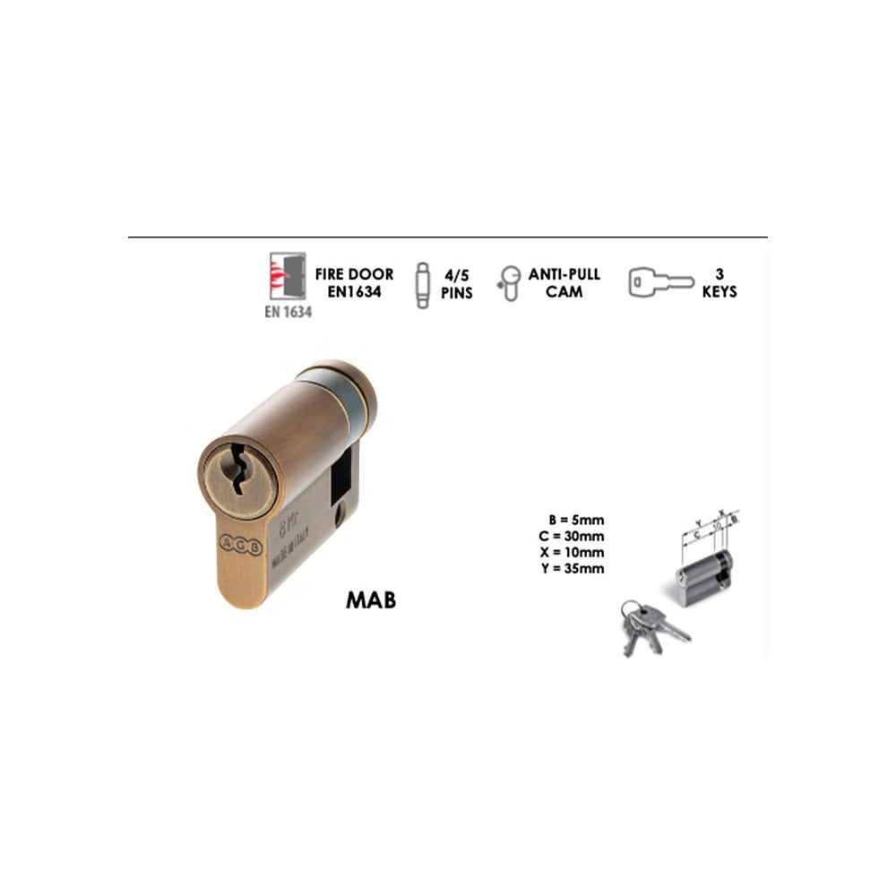 British Standard Euro Profile Single Cylinder