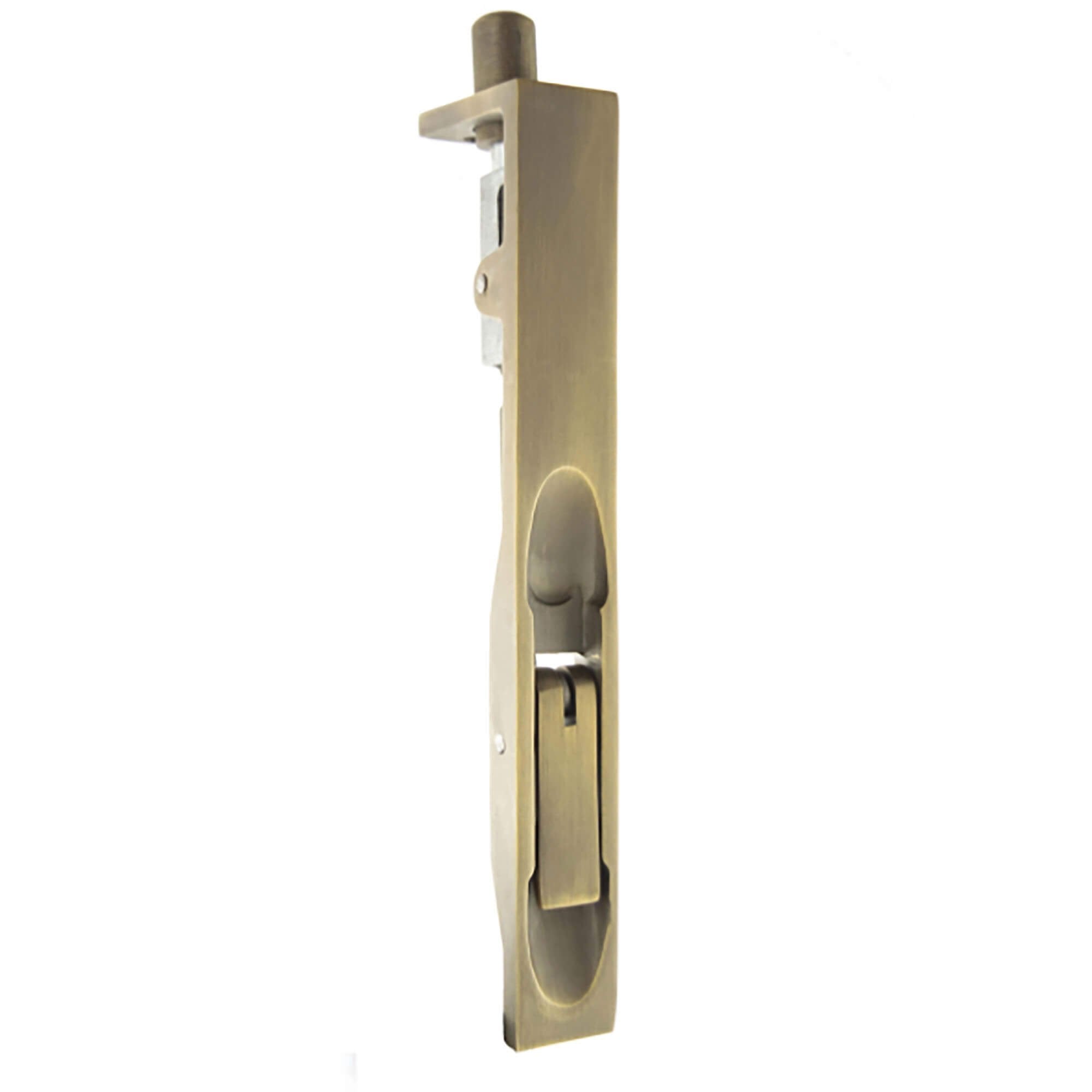 Matt Antique Brass Flush Bolt