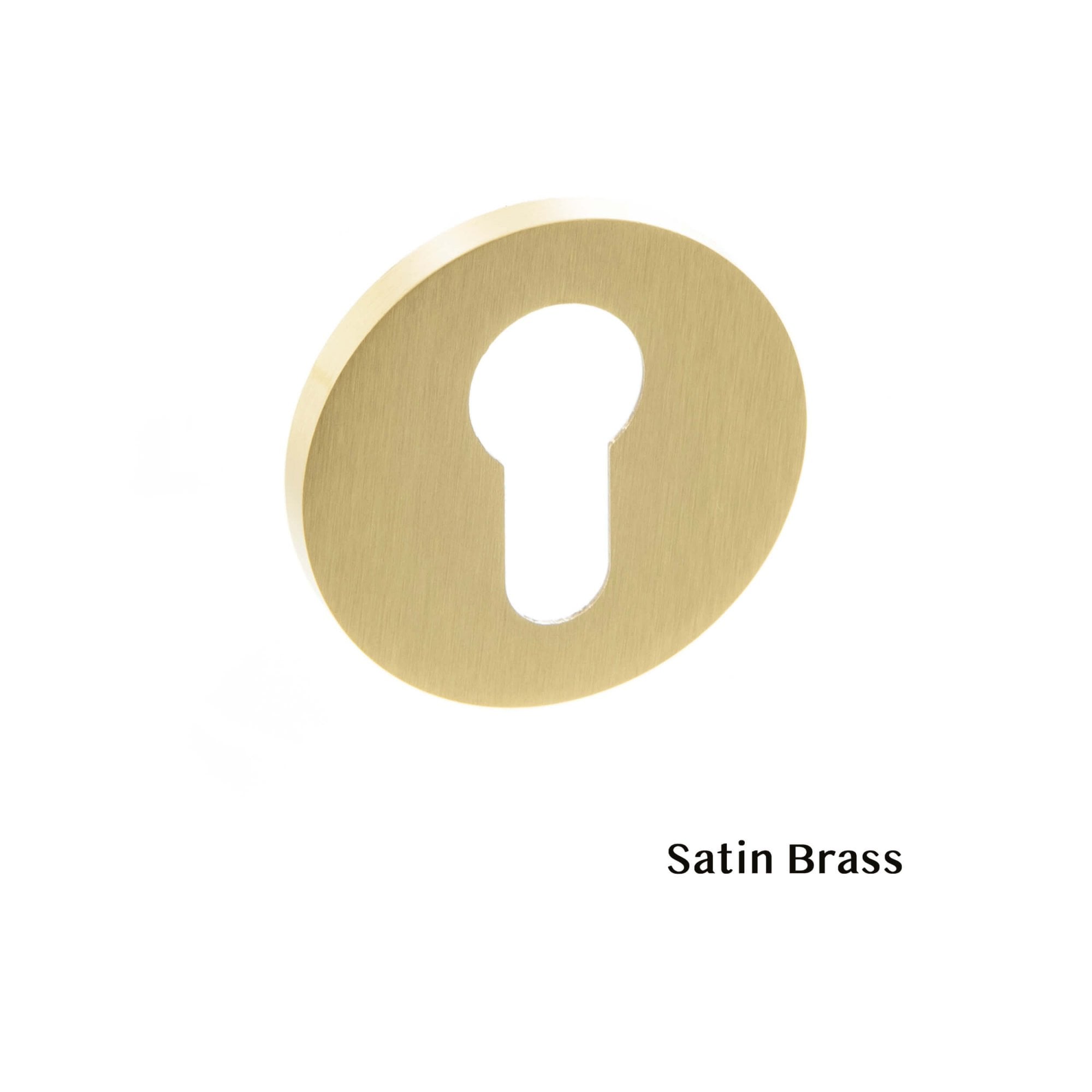 Millhouse Brass Euro Escutcheon