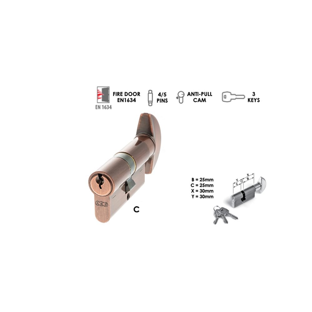 British Standard Euro Profile Cylinder and Turn