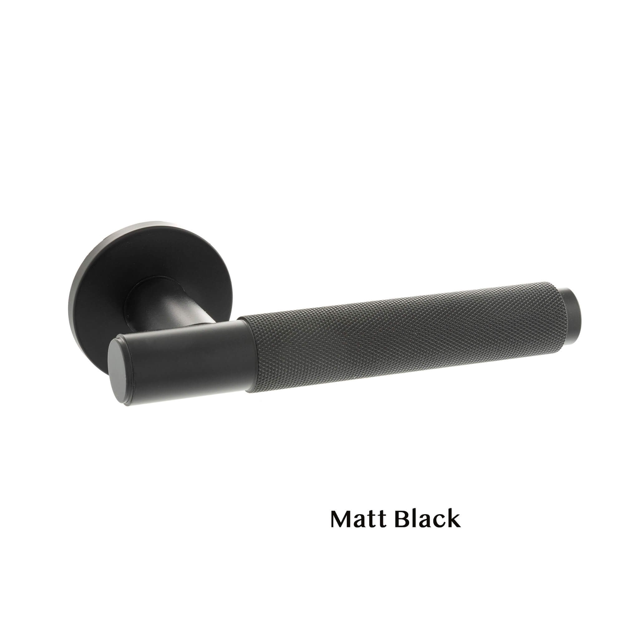 Knurled Crompton Lever on Rose