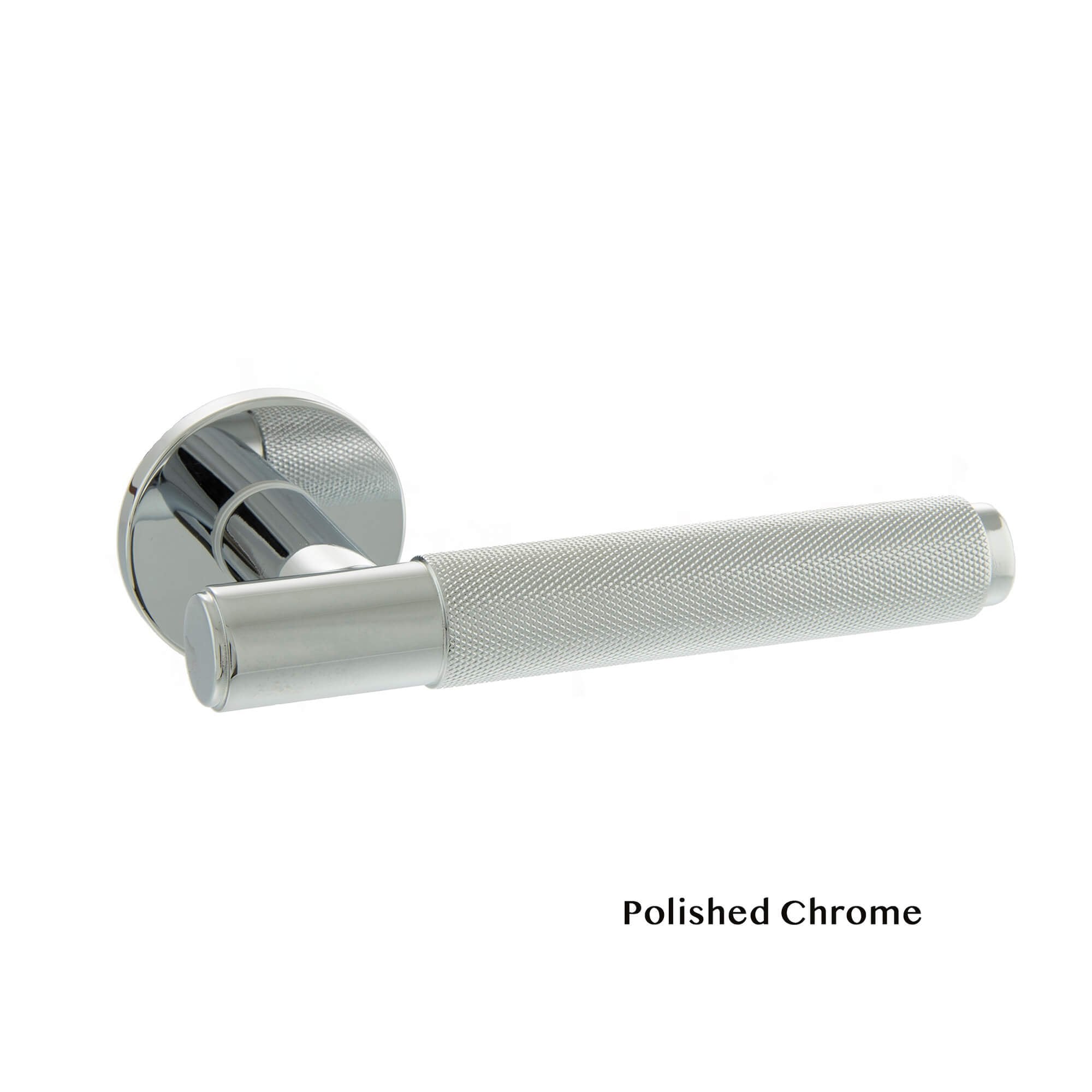 Knurled Crompton Lever on Rose