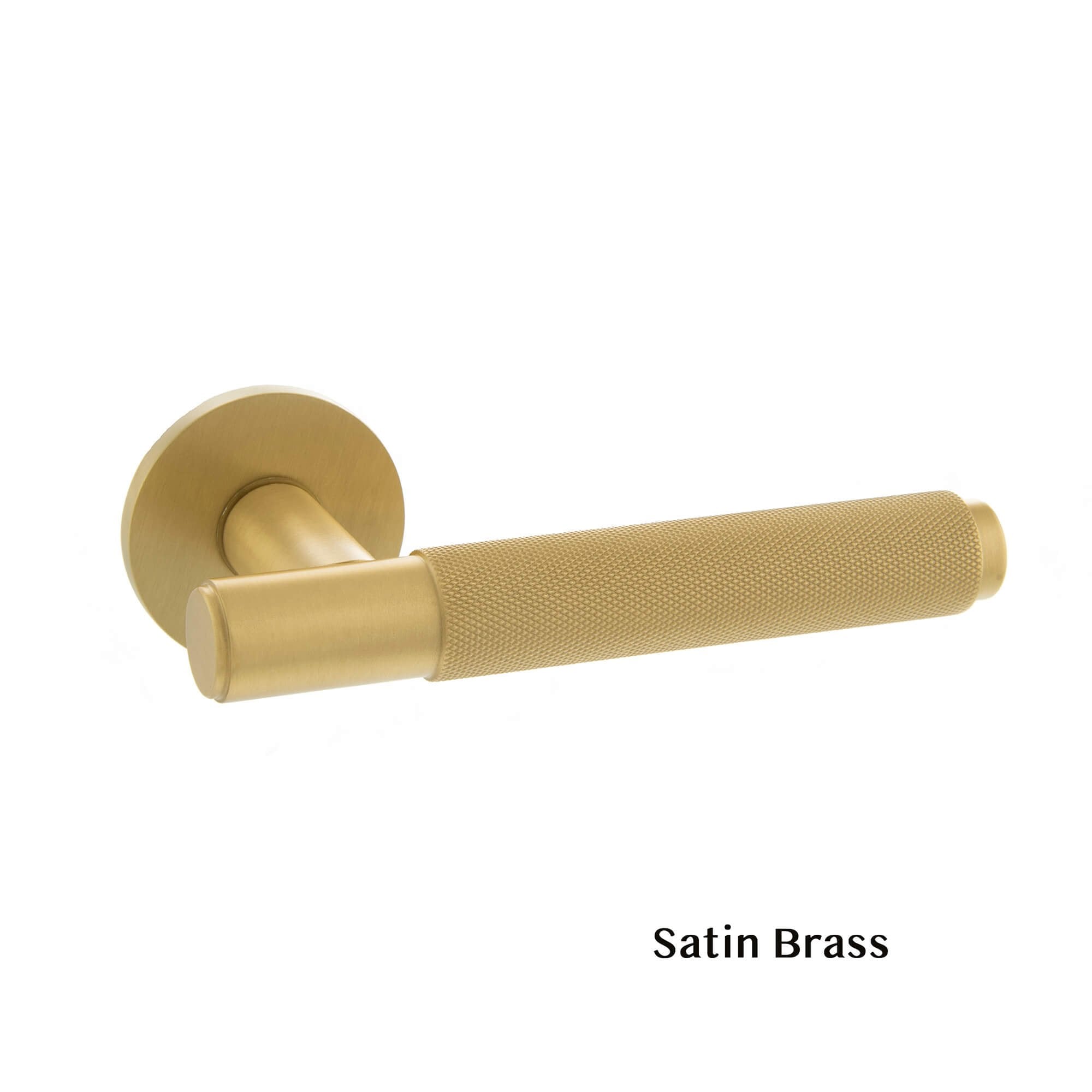 Knurled Crompton Lever on Rose