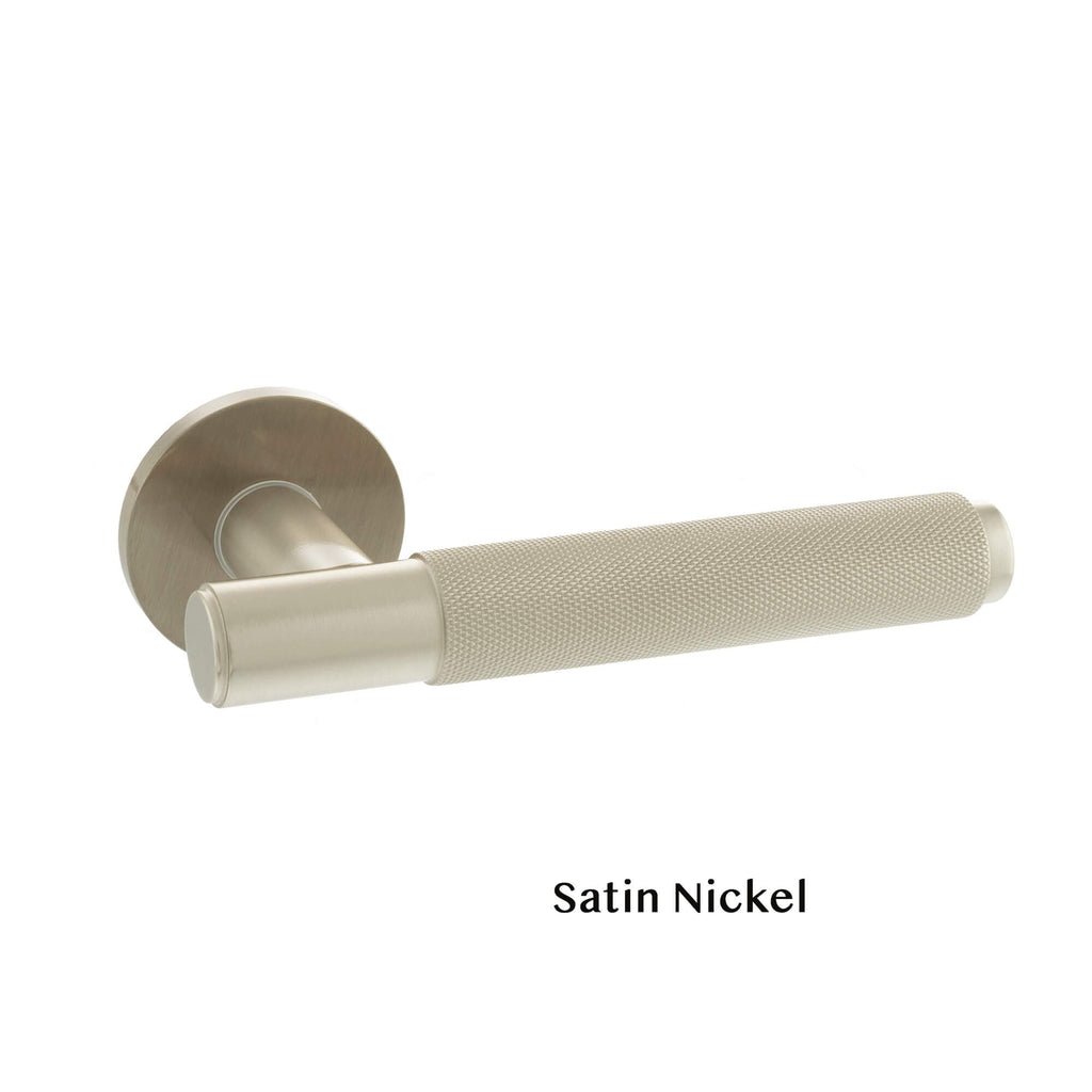 Knurled Crompton Lever on Rose