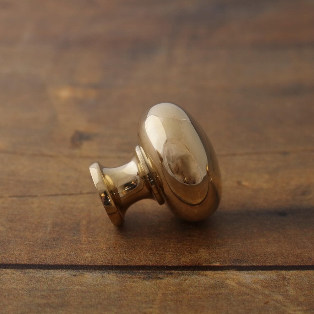 Hatton Cushion Cabinet Knob - Unlacquered Brass