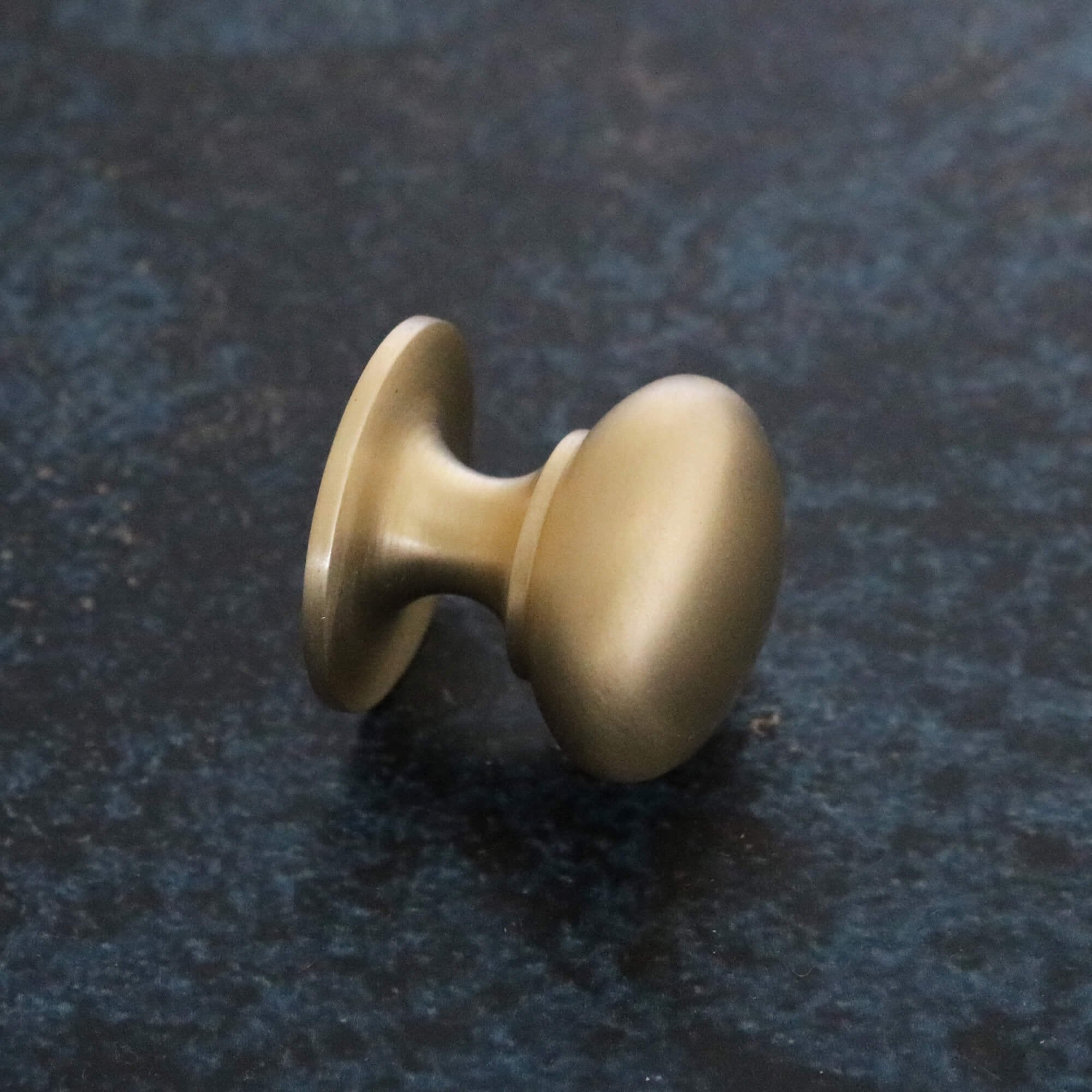 Henley Bun Cabinet Knob - Satin Brass