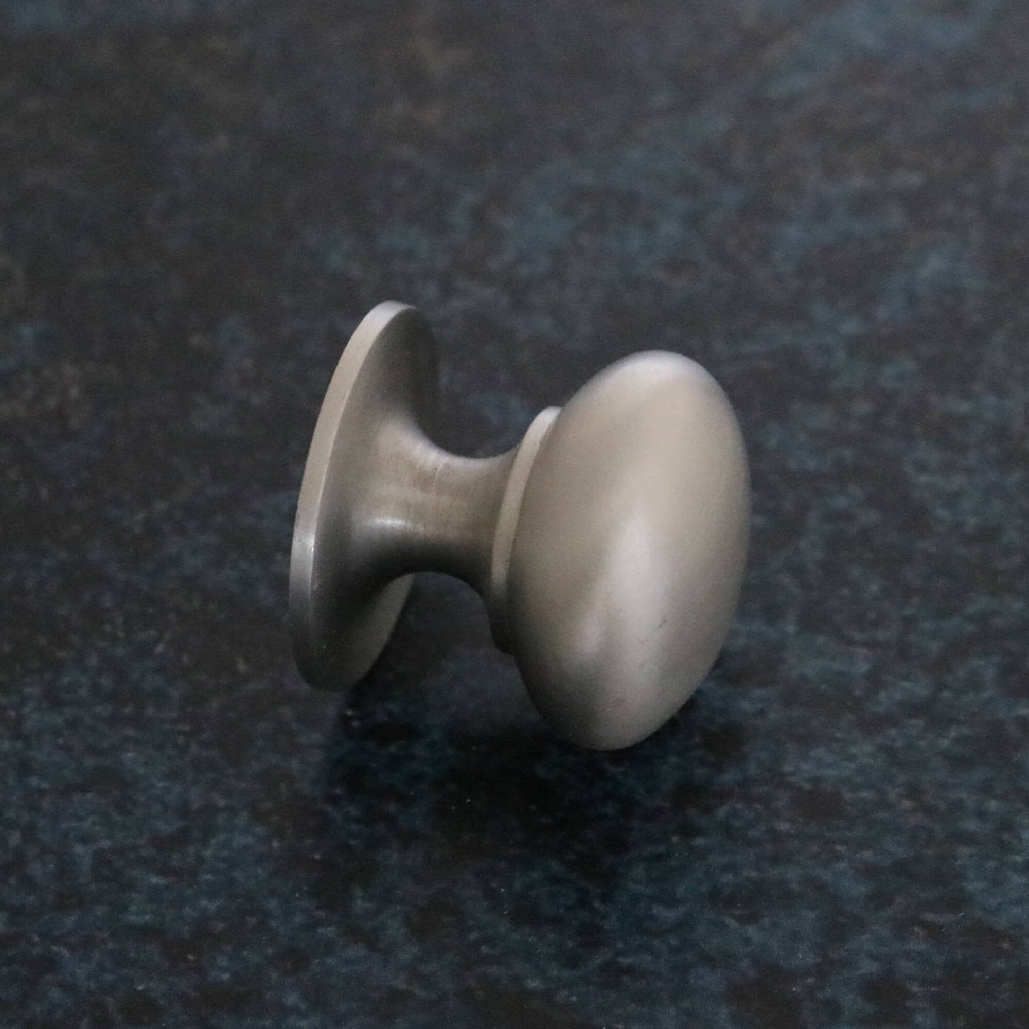 Henley Bun Cabinet Knob - Satin Nickel