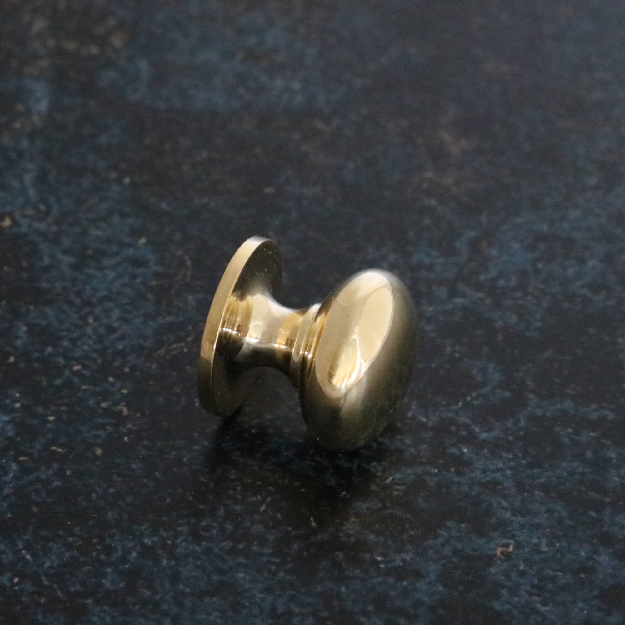 Henley Bun Cabinet Knob - Unlacquered Brass