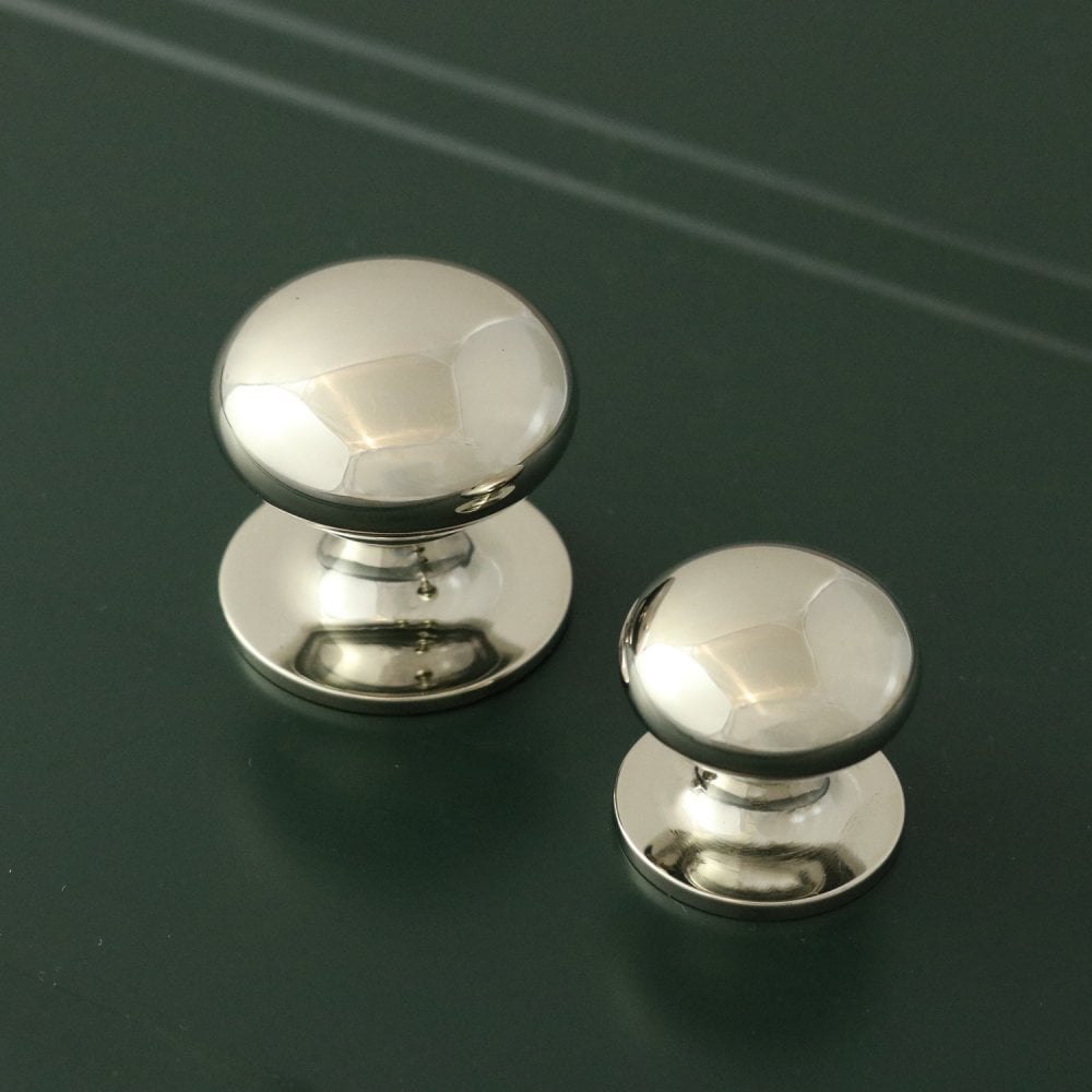 Henley Bun Cabinet Knob - Polished Nickel