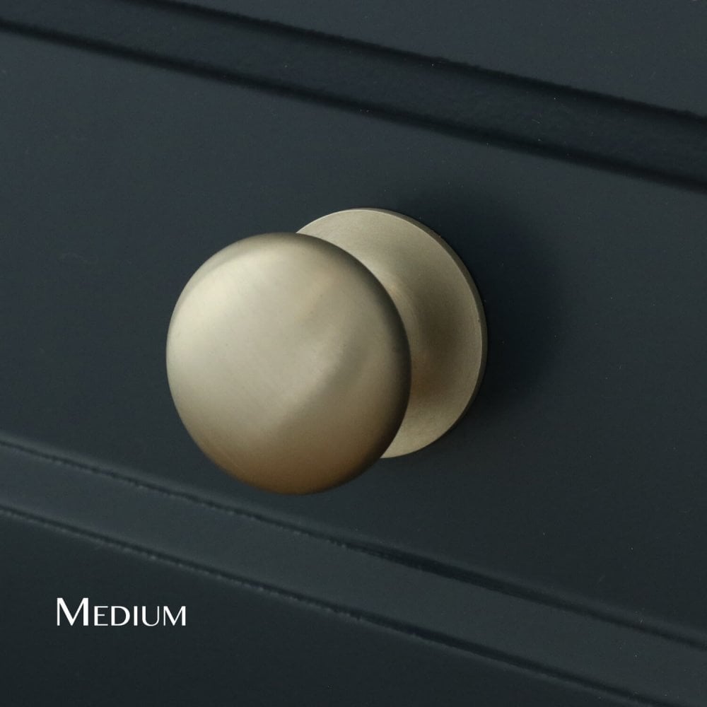 Henley Bun Cabinet Knob - Satin Nickel