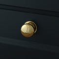 Henley Bun Cabinet Knob - Unlacquered Brass