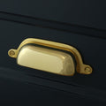 Jefferson Bin Drawer Pull - Unlacquered Brass