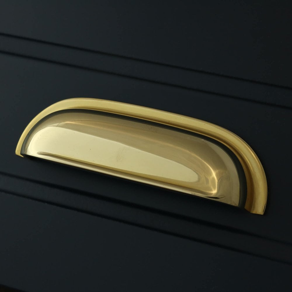 Kenton Bin Drawer Pull - Unlacquered Brass
