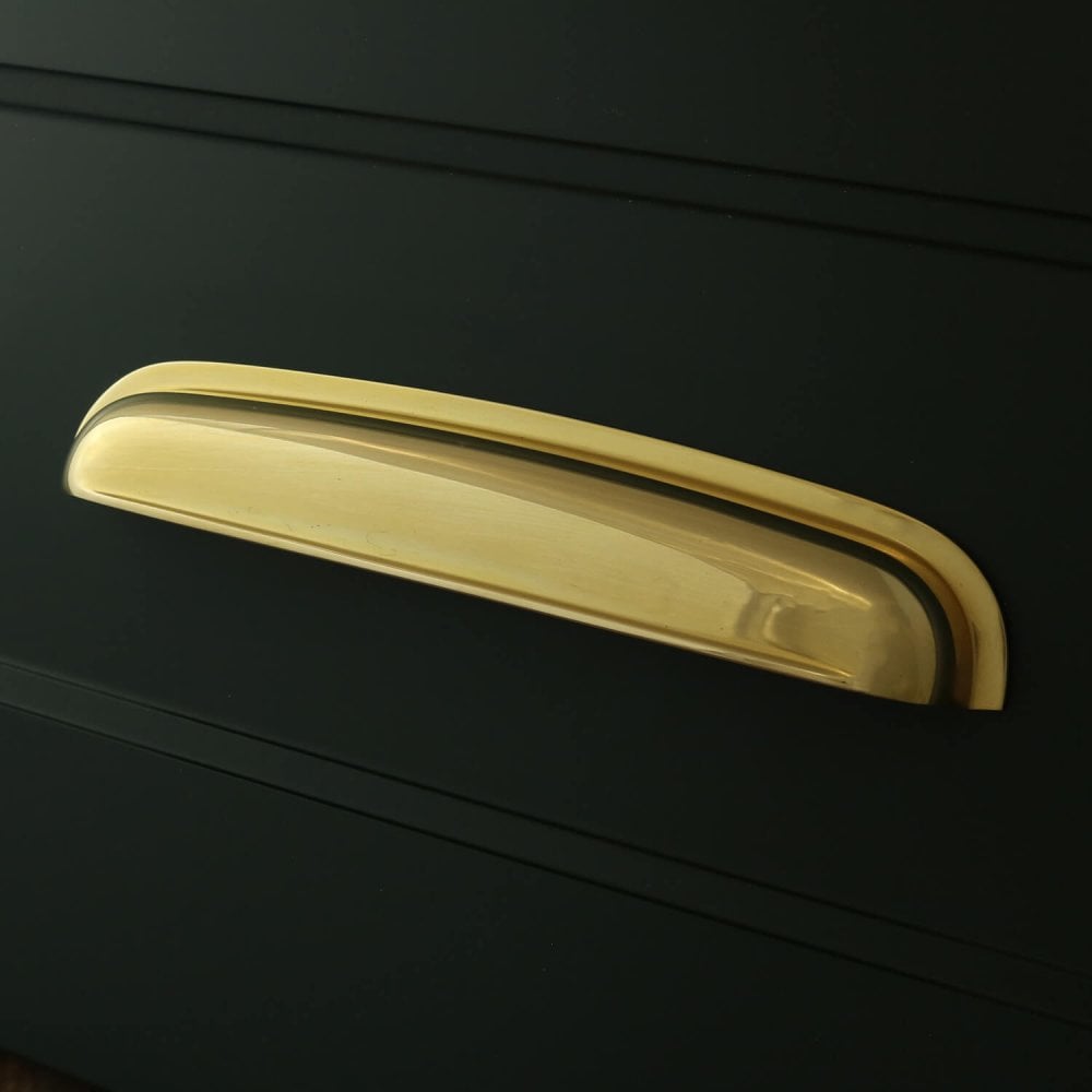 Kenton Bin Drawer Pull - Unlacquered Brass