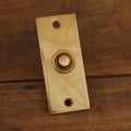 Flat Rectangular Brass Bell Push