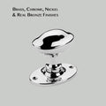 Richmond Domed Oval Door Knob