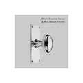 Oval Door Knob on School Board Plate