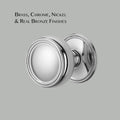 Richmond Ringed Door Knob on Concealed Fix Rose