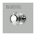 Stepped Round Door Knob on Raised Centre Rose
