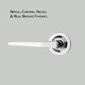 Crest Lever on a Concealed Fix Rose