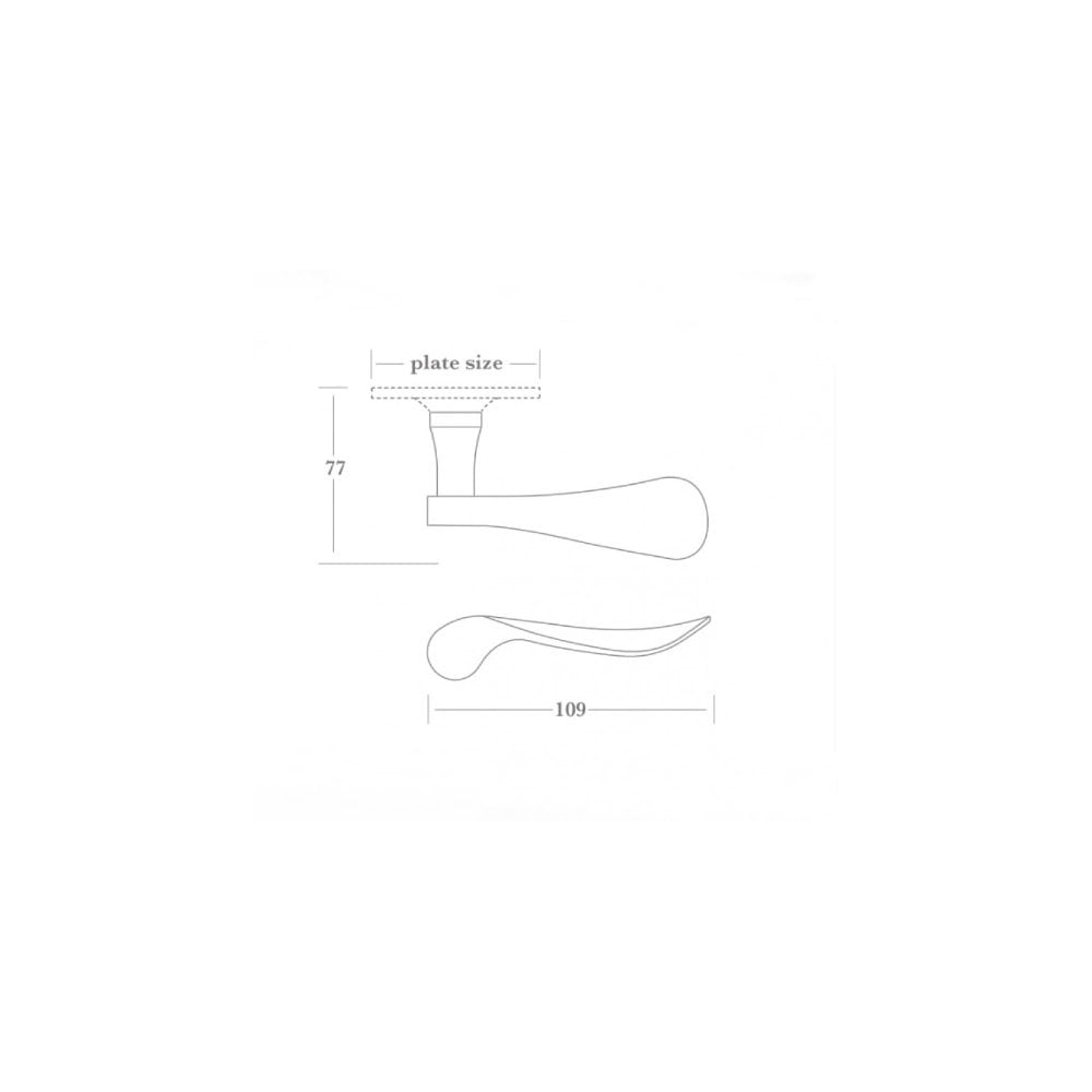 Richmond Classic Lever on a Concealed Fix Rose