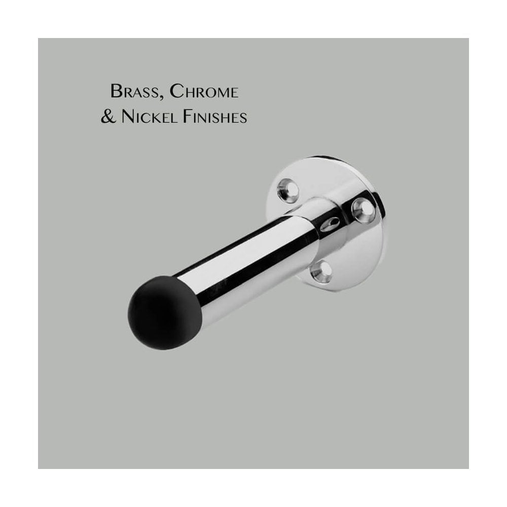 Round Base Wall Mounted Door Stop