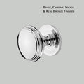 Stepped and Ringed Centre Door Knob