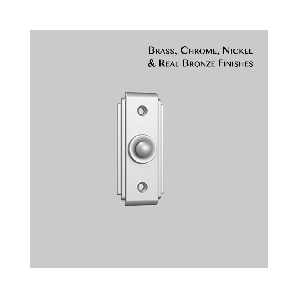 Art Deco Rounded Rectangular Bell Push