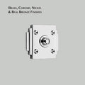 Art Deco Square Edge Bell Push