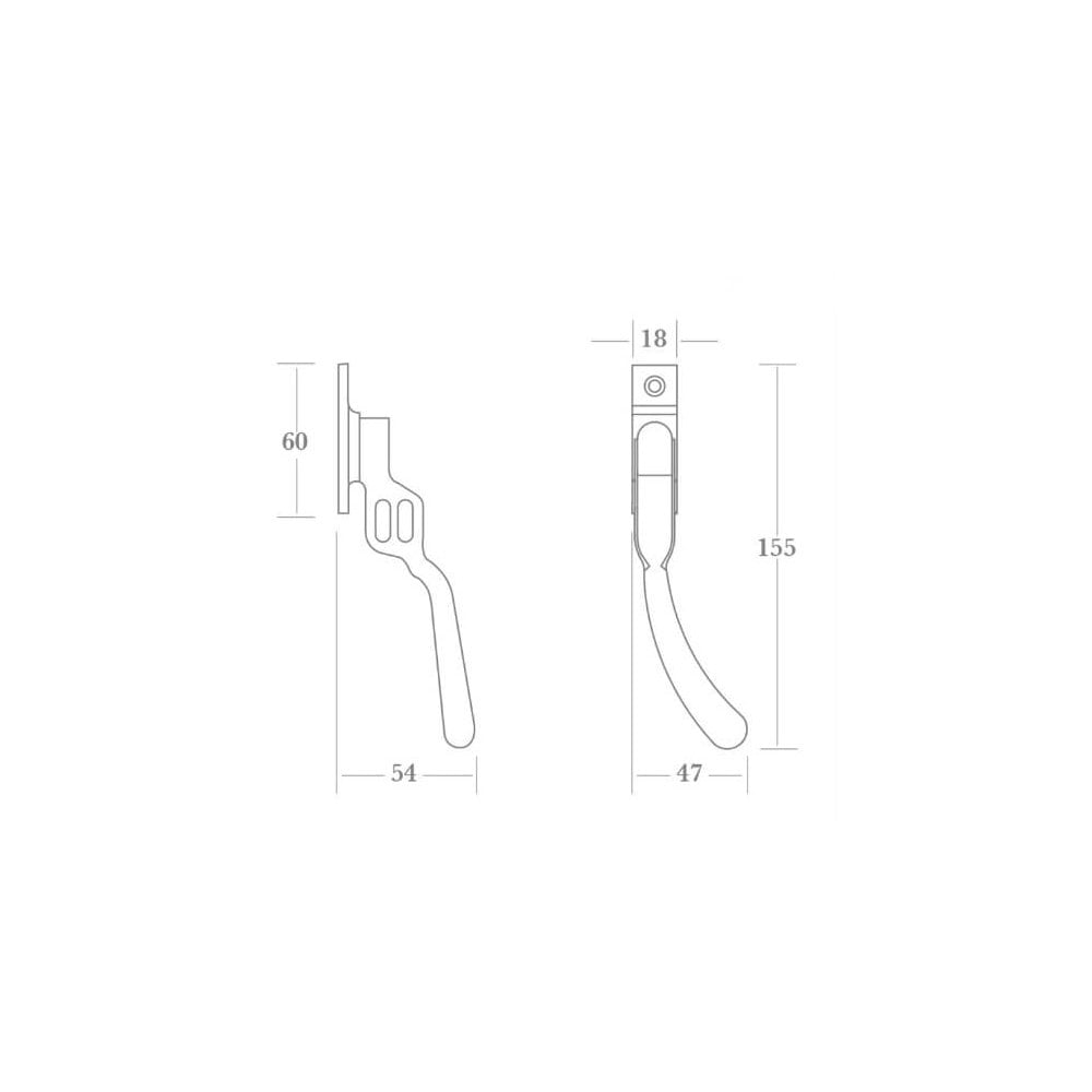Bulb End Night Vent Handle
