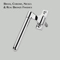 Round Bar Espagnolette Handle - Domed End