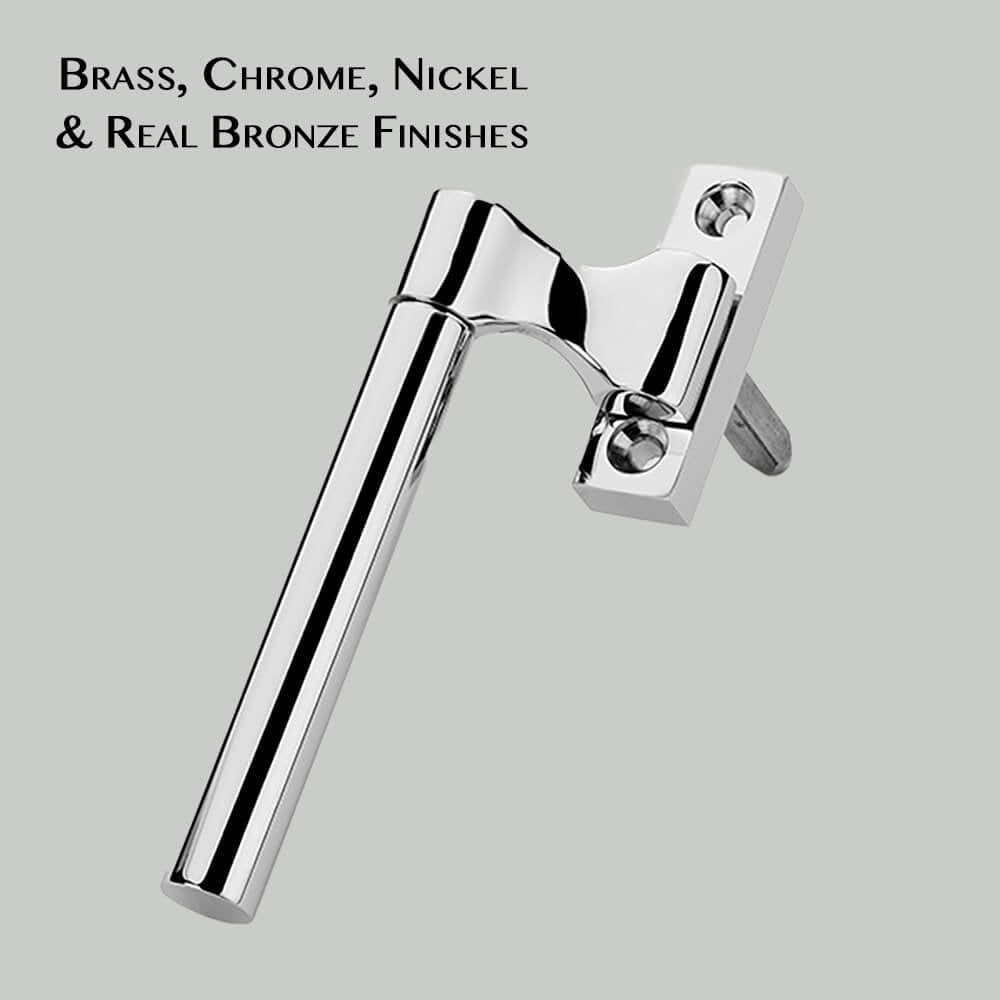 Round Bar Espagnolette Handle - Flat End