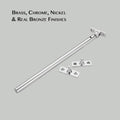 Round Bar Stay - Flat End