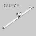 Knurled Sliding Stay - Inward Opening Windows