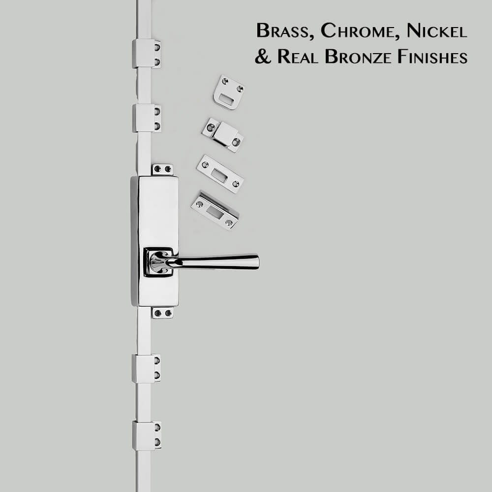 Tapered Smooth Lever Cremone Bolt - Non Locking