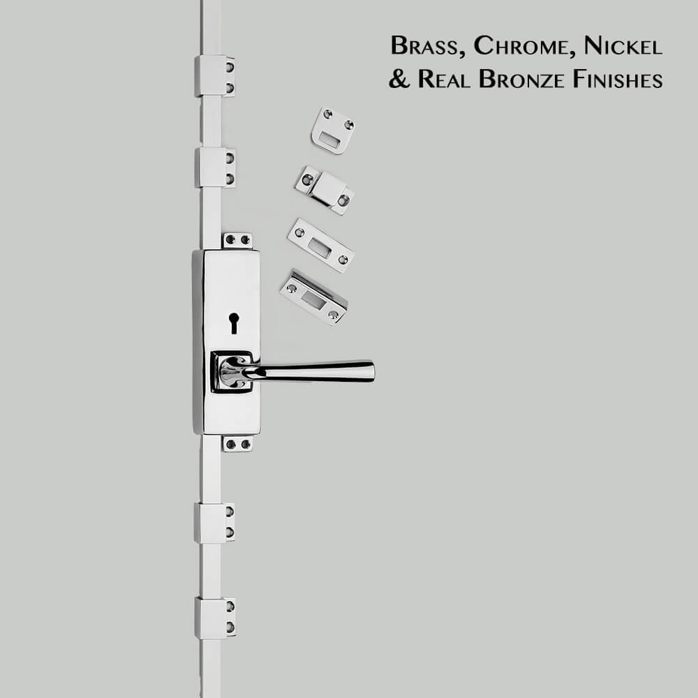 Tapered Smooth Lever Cremone Bolt - 5 Lever Locking
