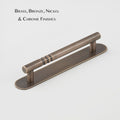 Legacy Cabinet Handle on Backplate