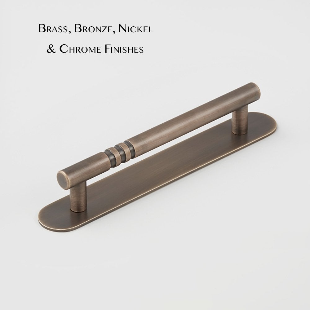 Legacy Cabinet Handle on Backplate
