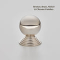 Ball and Step Cabinet Knob