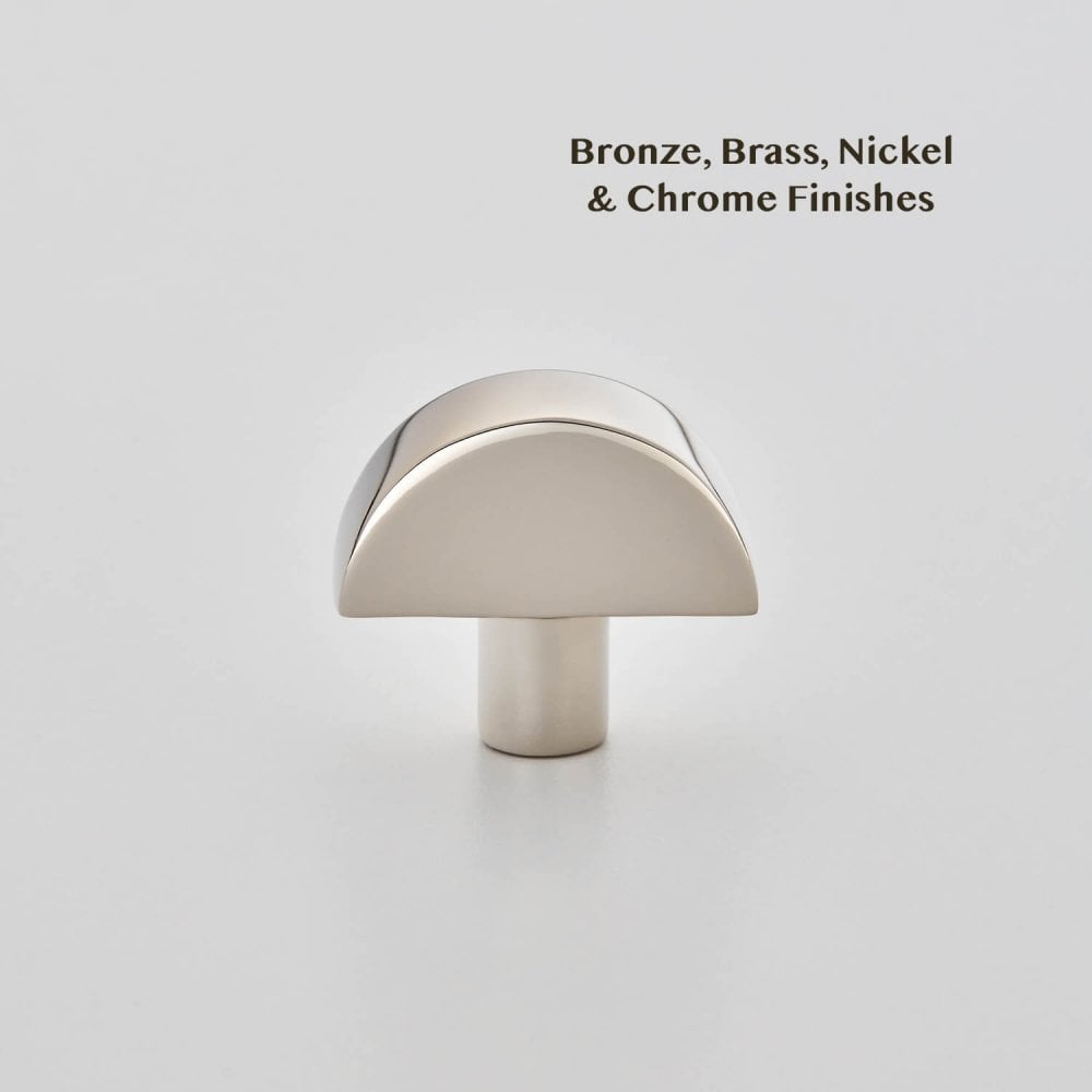 Half Moon Cabinet Knob