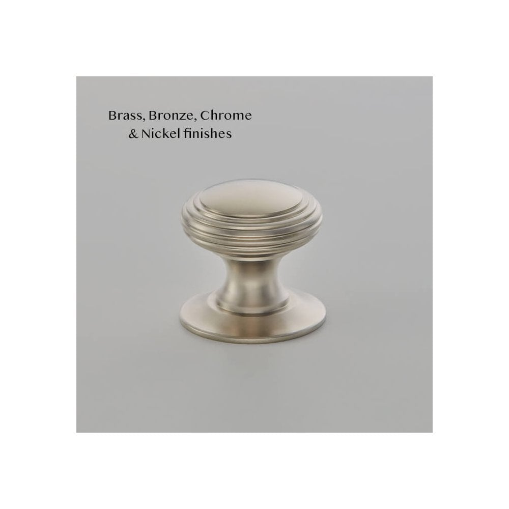 Reeded Cushion Cabinet Knob