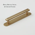 Pillow Cabinet Handle on Backplate