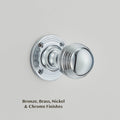 Reeded Ball Door Knob